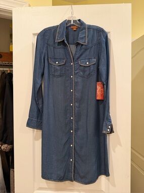 Scully Honey Creek Whipstitch Denim Dress